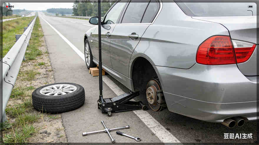 镶黄旗爆胎道路救援-汽车换备胎